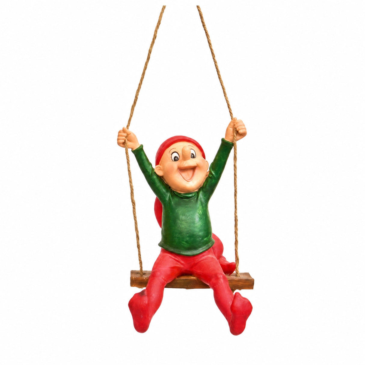 Bramming Tomte på gungan