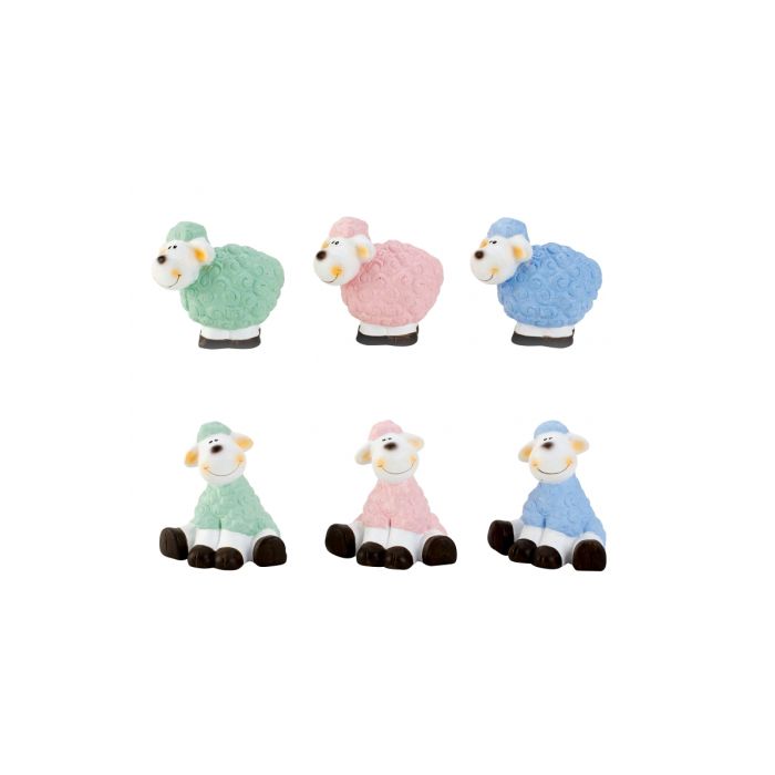 Påskelam i pastelfarver