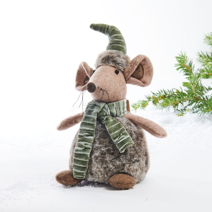 Julemus 30 cm høj