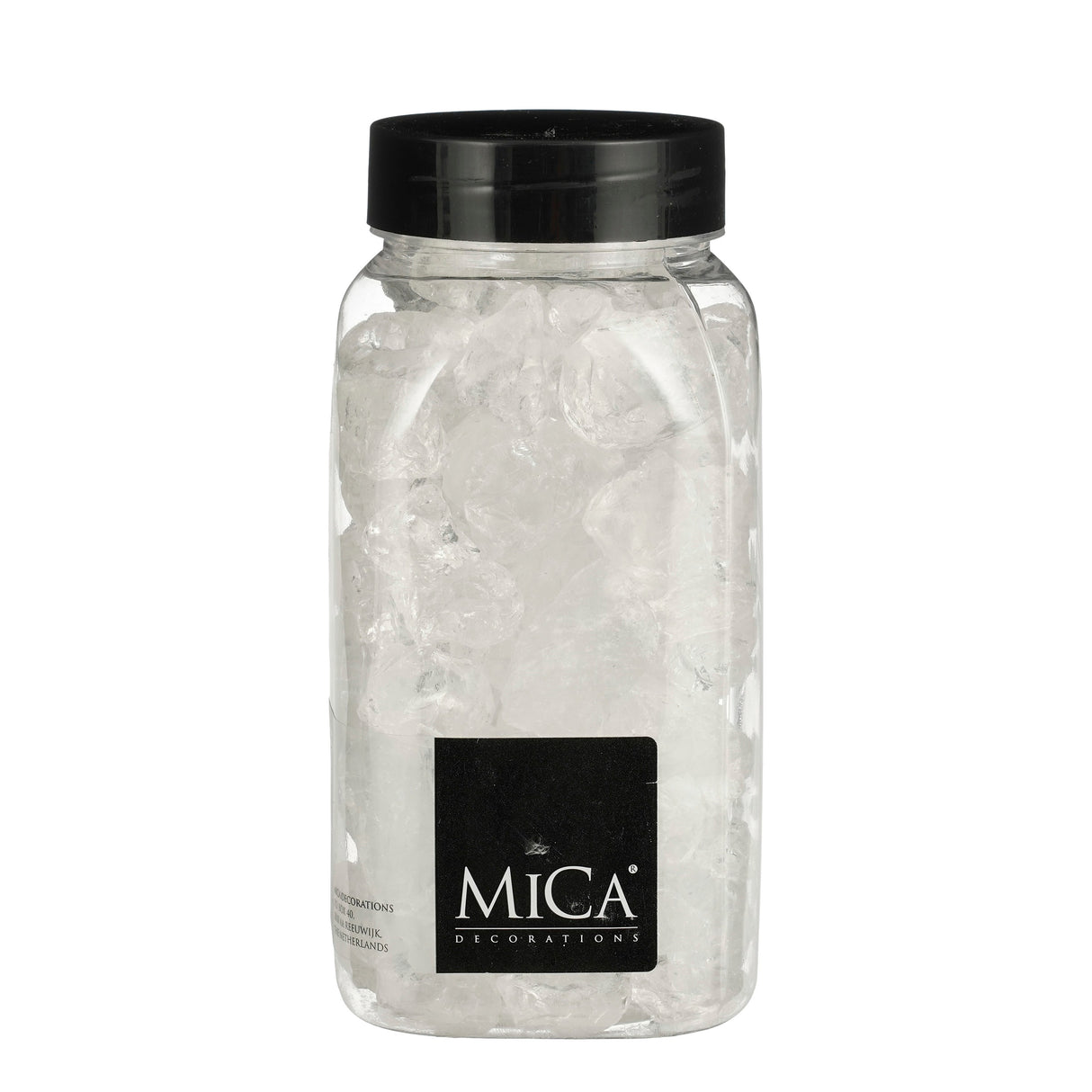 Beholder med glassten 25-30 mm store fra Mica Decorations