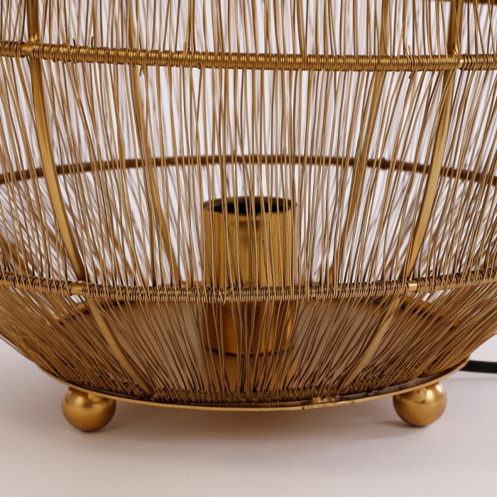 Castor bordlampe guldfarvet