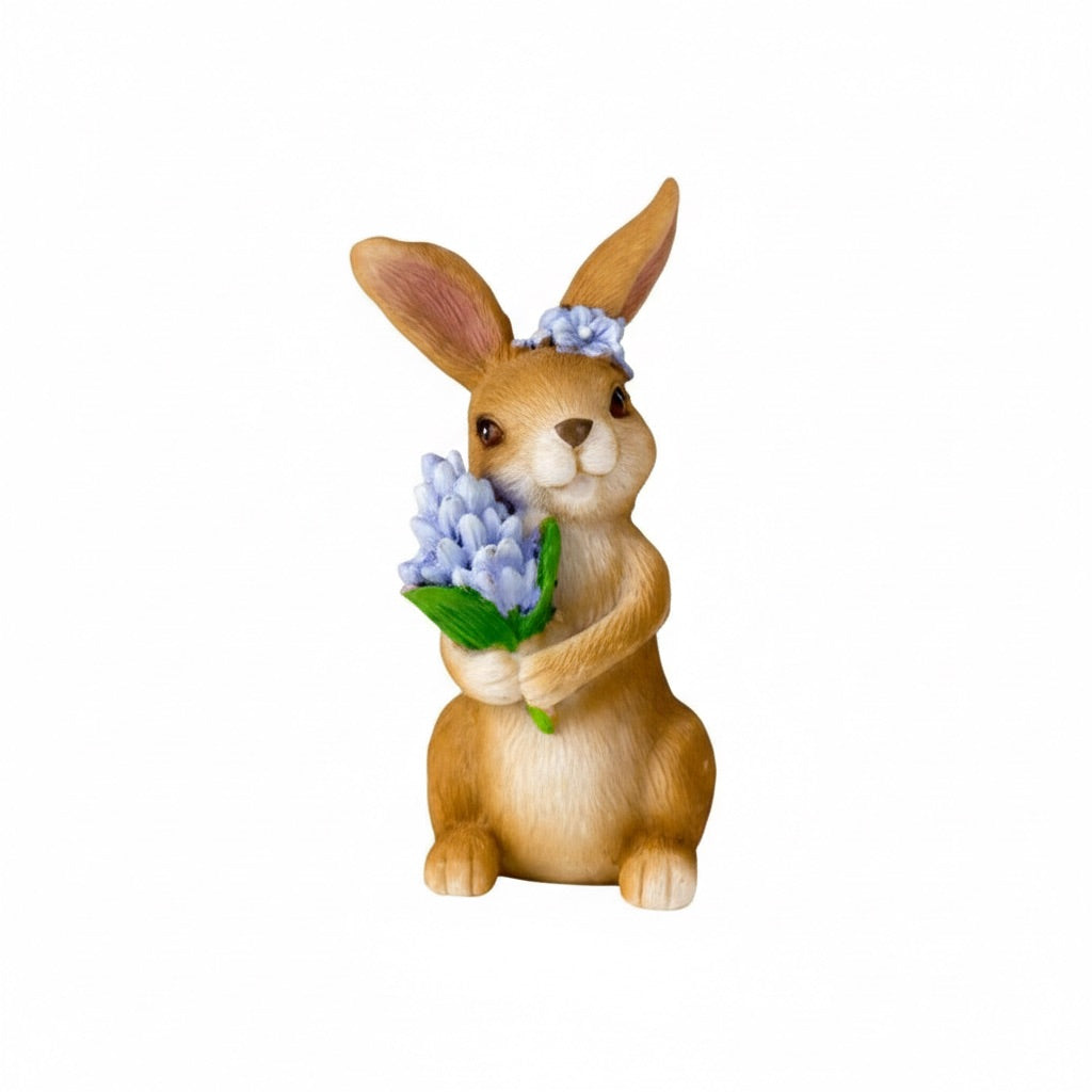 Påskhare i trädgården 8 cm hög