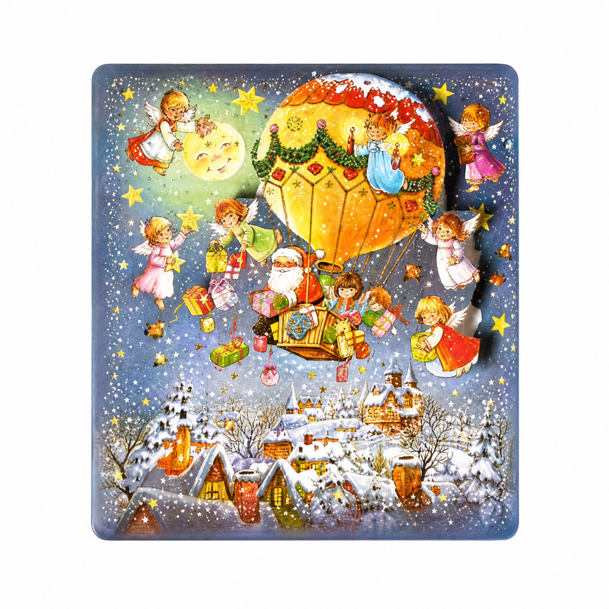 Julkalender med glitter