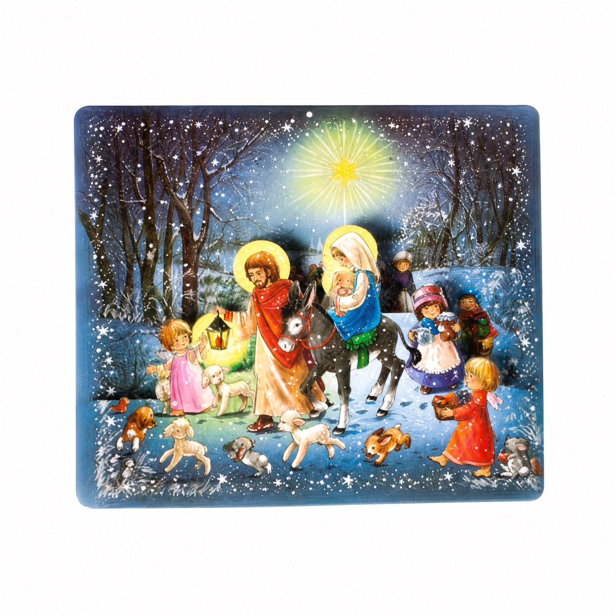 Julkalender med glitter