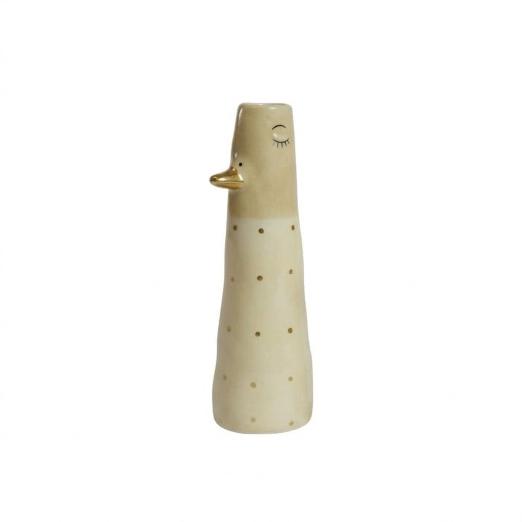 Vas Anka 16 cm gul & ljusgul