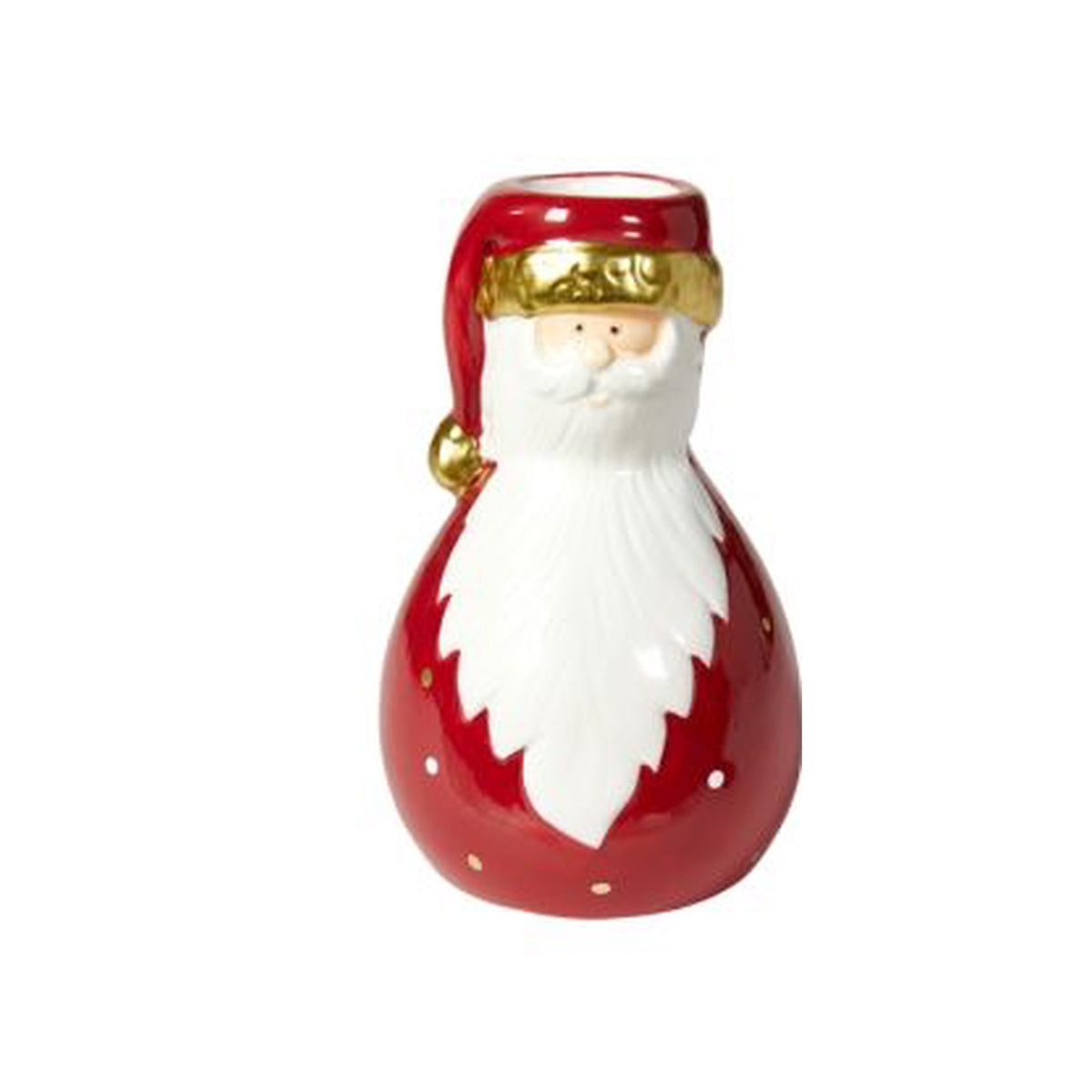 Vas Jultomten med luva 15 cm hög