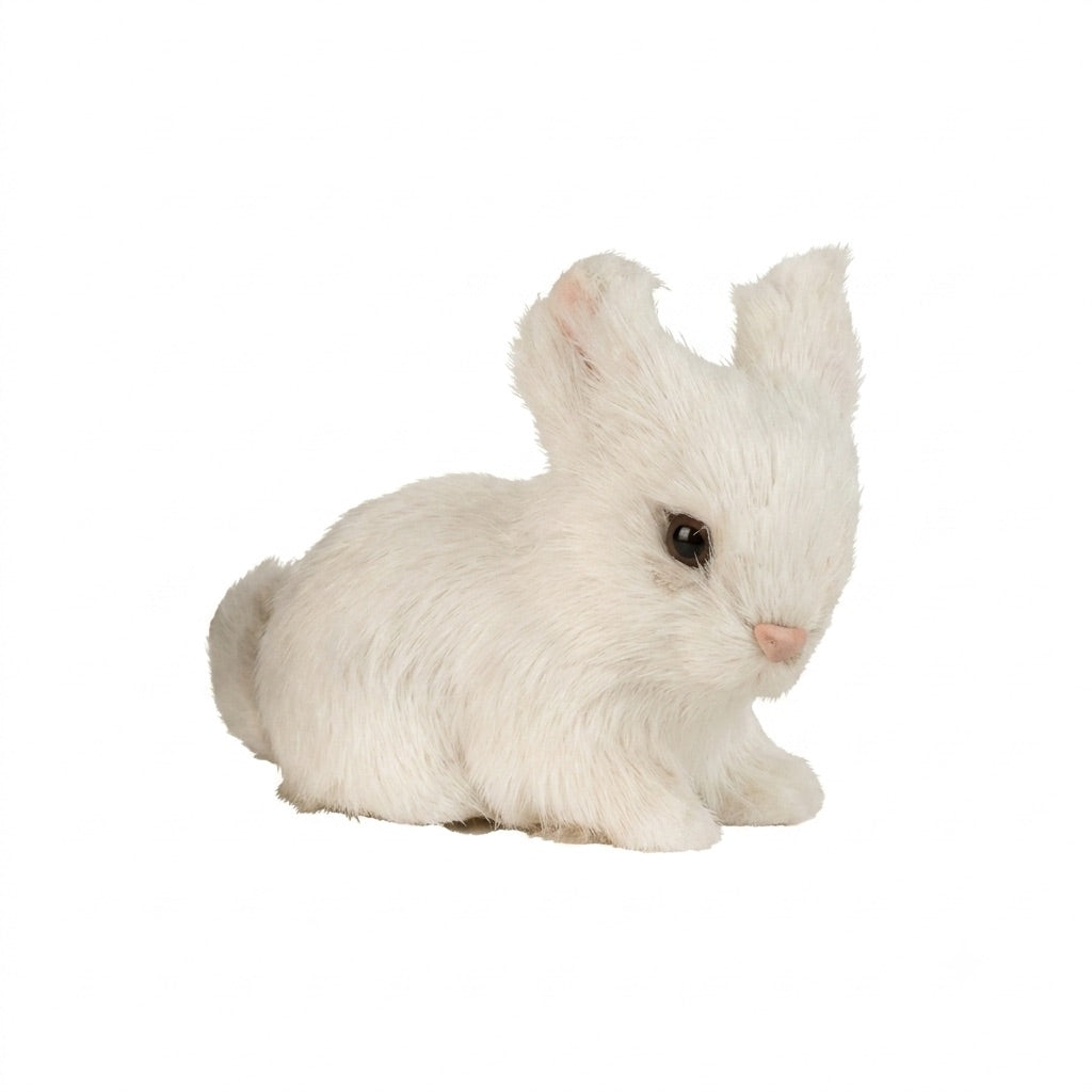 Hare med konstgjord päls 7 cm hög