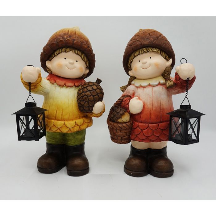 Efterårsbørn med lygter