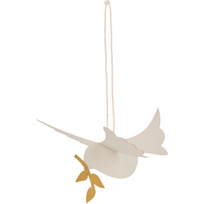 Fugle til ophæng med kvist i næbbet 4-pak