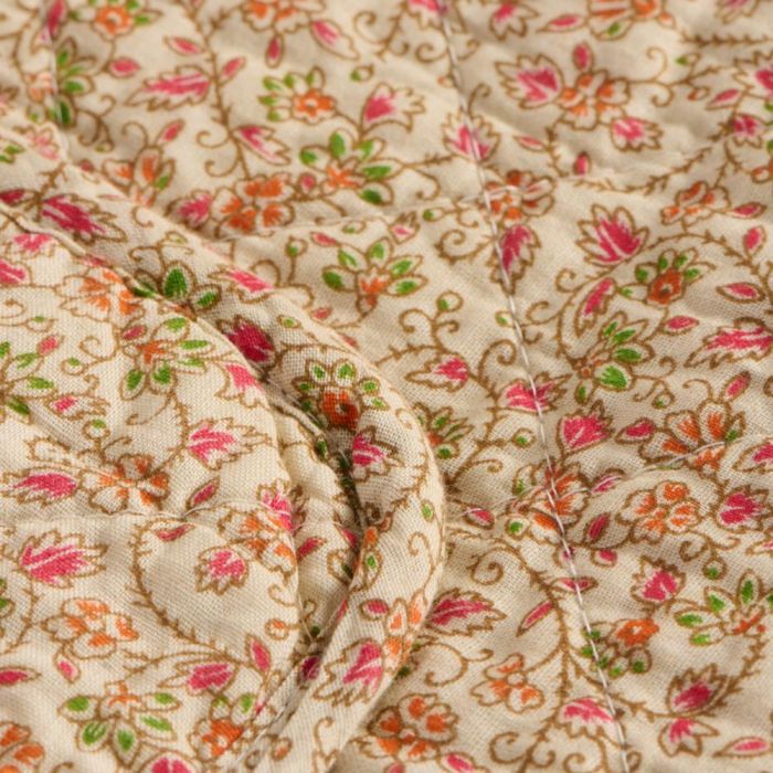 Quilt med blomsterranker