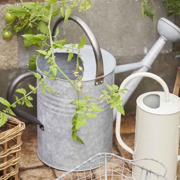 Vattenkanna med spruta 11 l zink