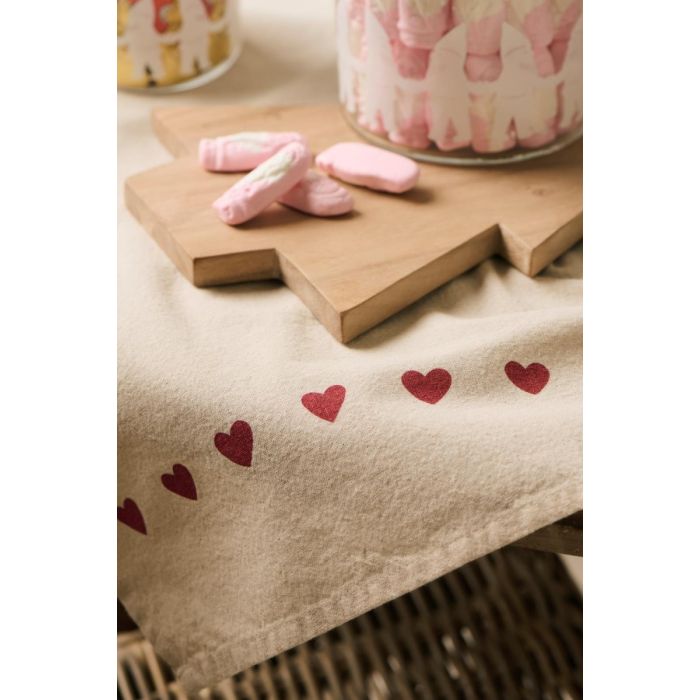 Viskestykke natur med hjerterække