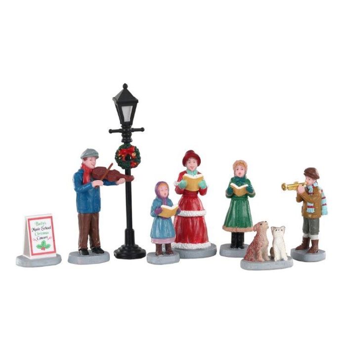 Baily's Music School Carolers set of 8