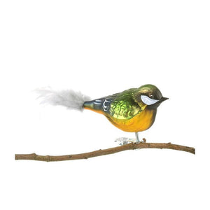 Fugl i glas med klips Musvit