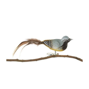 Fugl i glas med klips Bjergvipstjert