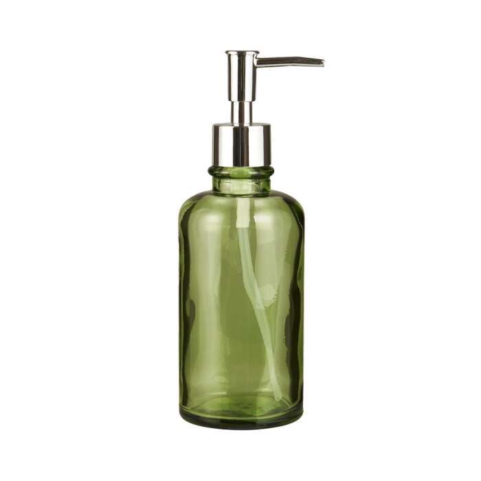 Sæbedispenser grønt glas