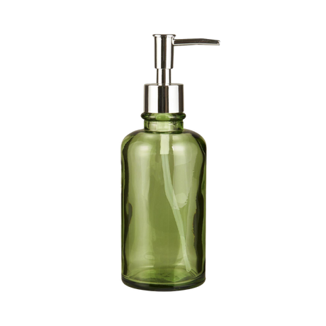Sæbedispenser grønt glas