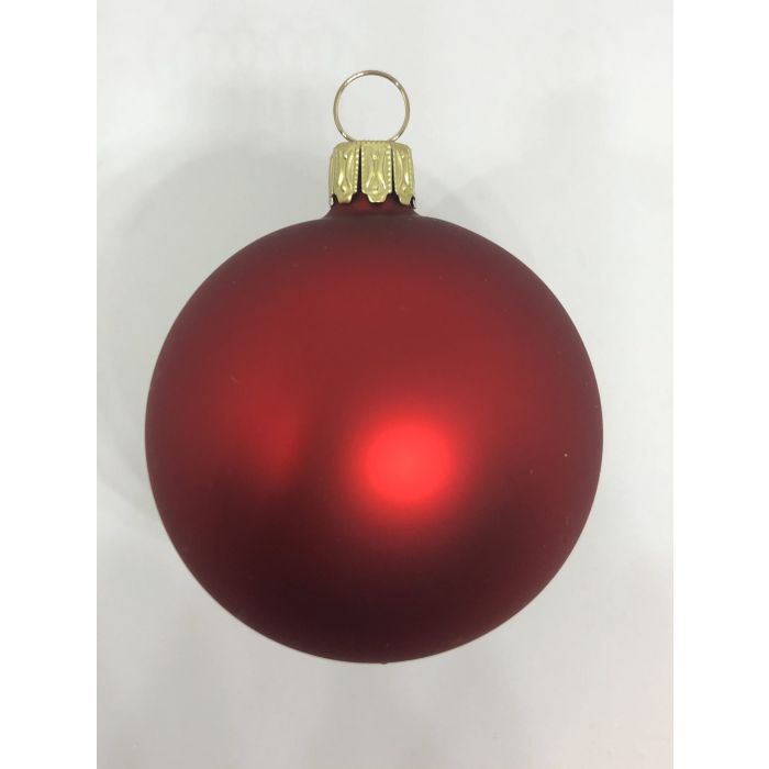 Julgranskulor mattröda 6 cm 5-pack