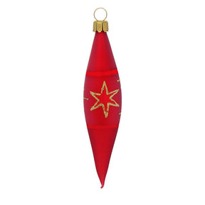 Glasoliven røde 5-pak 12 cm