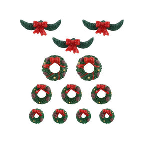 Garland And Wreaths Set of 12