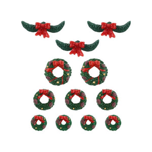 Garland And Wreaths Set of 12