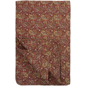 Quilt rosa med grønt, gråt og mørkrosa paisleymønster fra Ib Laursen