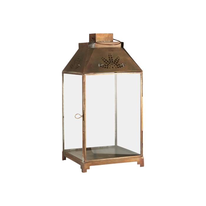 Ib Laursen lanterne med bladformet mønster