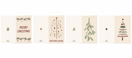 Julkort My Nostalgic Christmas 4-pack, översta setet