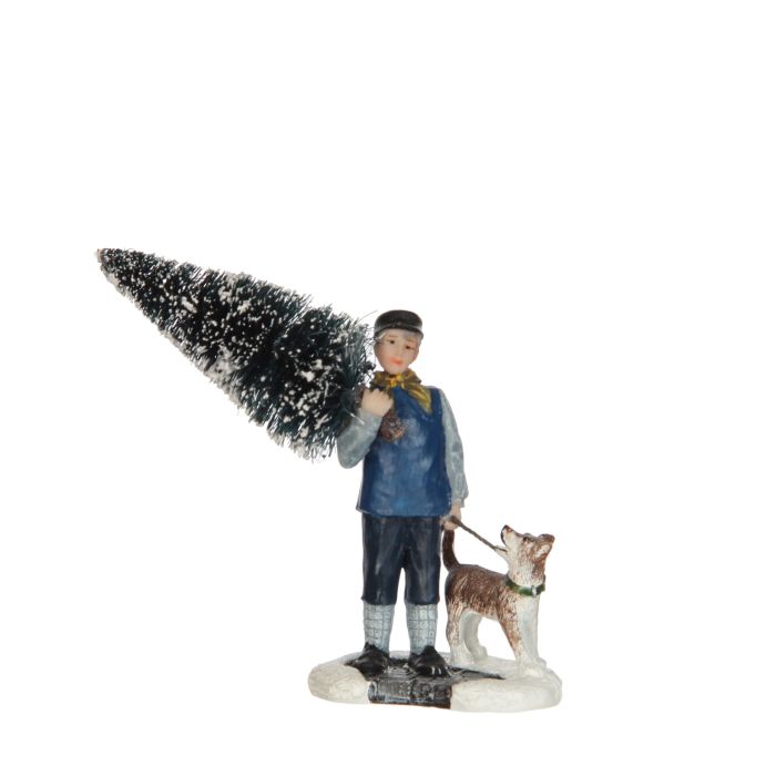 Luville Juletræ bæres hjem