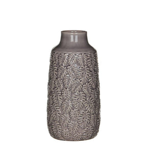 Vase med bladmønster