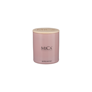 Mica duftlys pretty woman i lyserødt glas