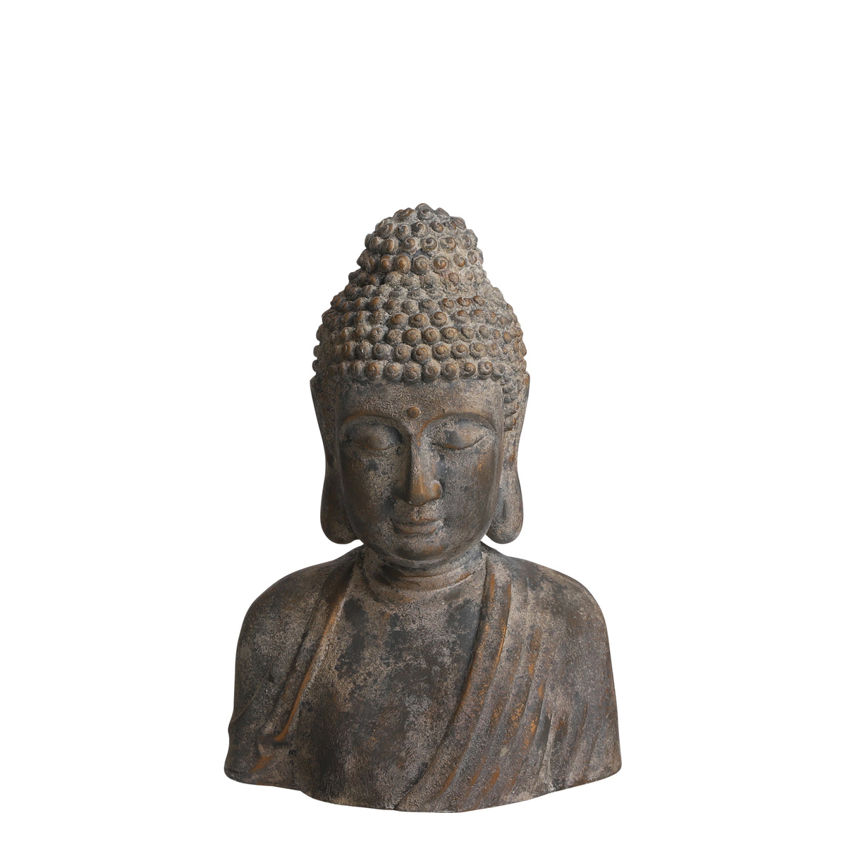 Buddha grå 54 cm høj i grå magnesium fra Mica Decorations
