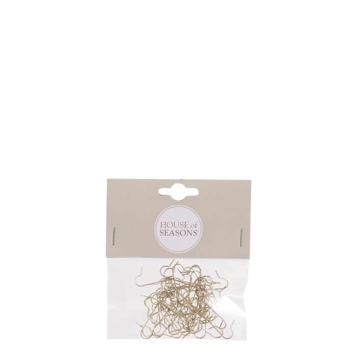 Kroge til juletræet 50-pak guldfarvet