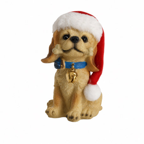 Julhund med mjuk mössa