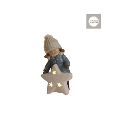 Pige med stjerne 41 cm høj