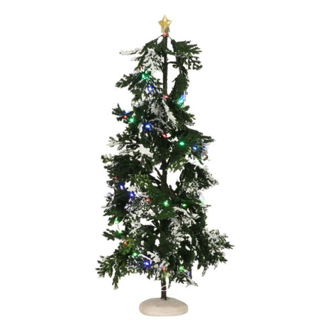 Luville Nåletræ med farvet lys 40 cm højt