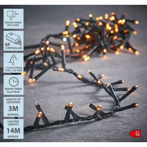 Lyskæde Snake light 700 LED varm hvid 14 m