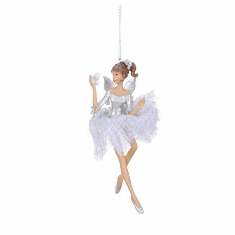Ballerina med vit kjol