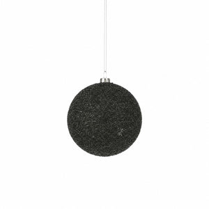 Julkula med glitter i plast 