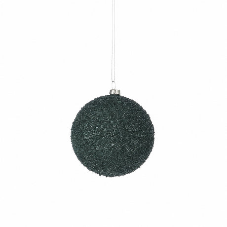 Julkula med glitter i plast 