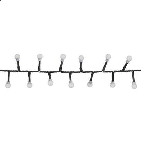 Lyskæde med 550 klassisk hvide bærlygter