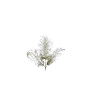 Fjer grøn 61 cm lang