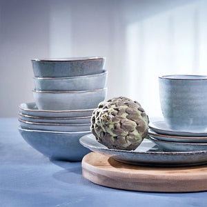 Tabo servicesæt i lysegrå med artiskok