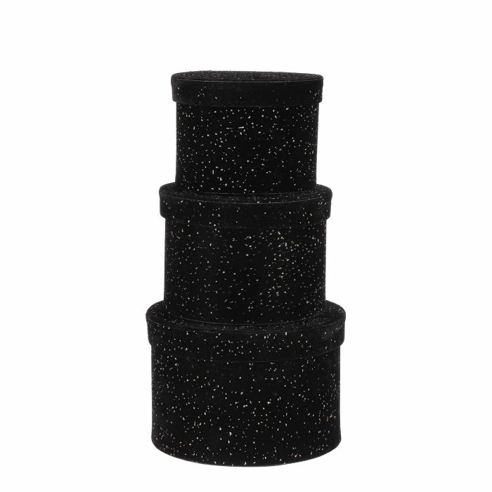 Opbevaringsbokse 3-pak sort