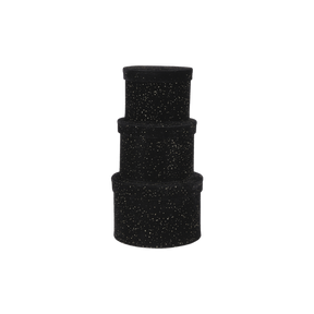 Opbevaringsbokse 3-pak sort