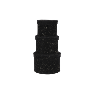 Opbevaringsbokse 3-pak sort