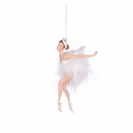Ballerina med fjäderkjol