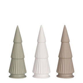 Juletræ i porcelæn 25 cm højt