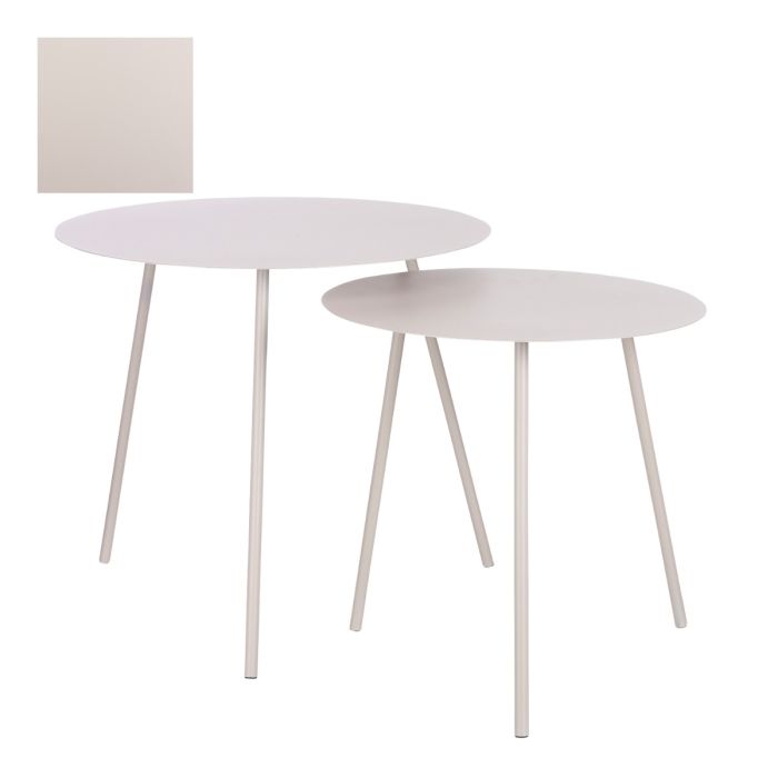 Pontus sæt med 2 sideborde beige