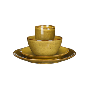 Tabo servicesæt til 4 personer i okker